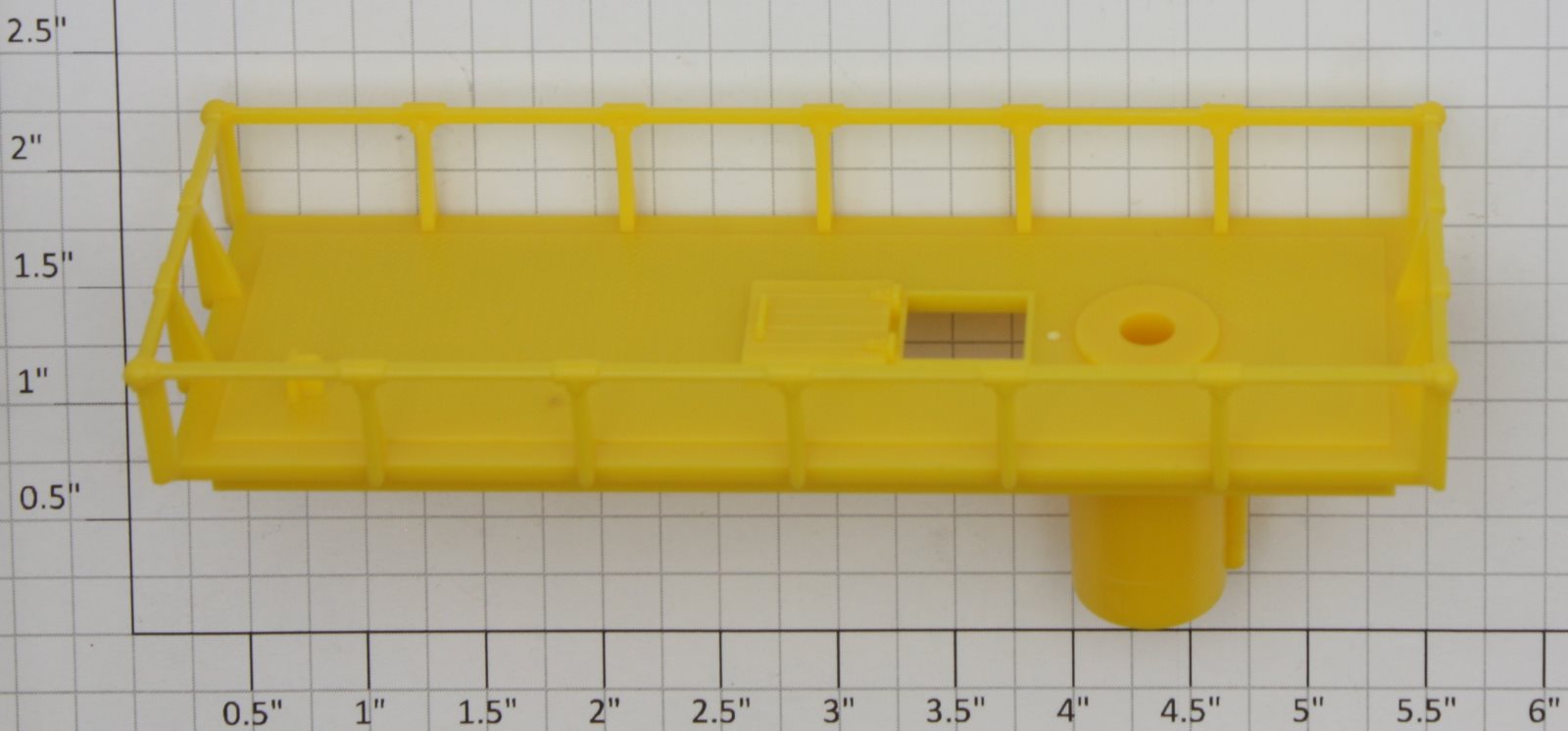 Lionel 6812-8 Light Yellow Maintenance Car Platform