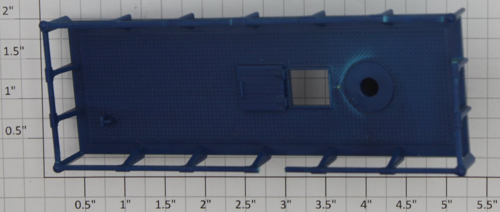 Lionel 16610-35 Blue Track Maintenance Car Platform