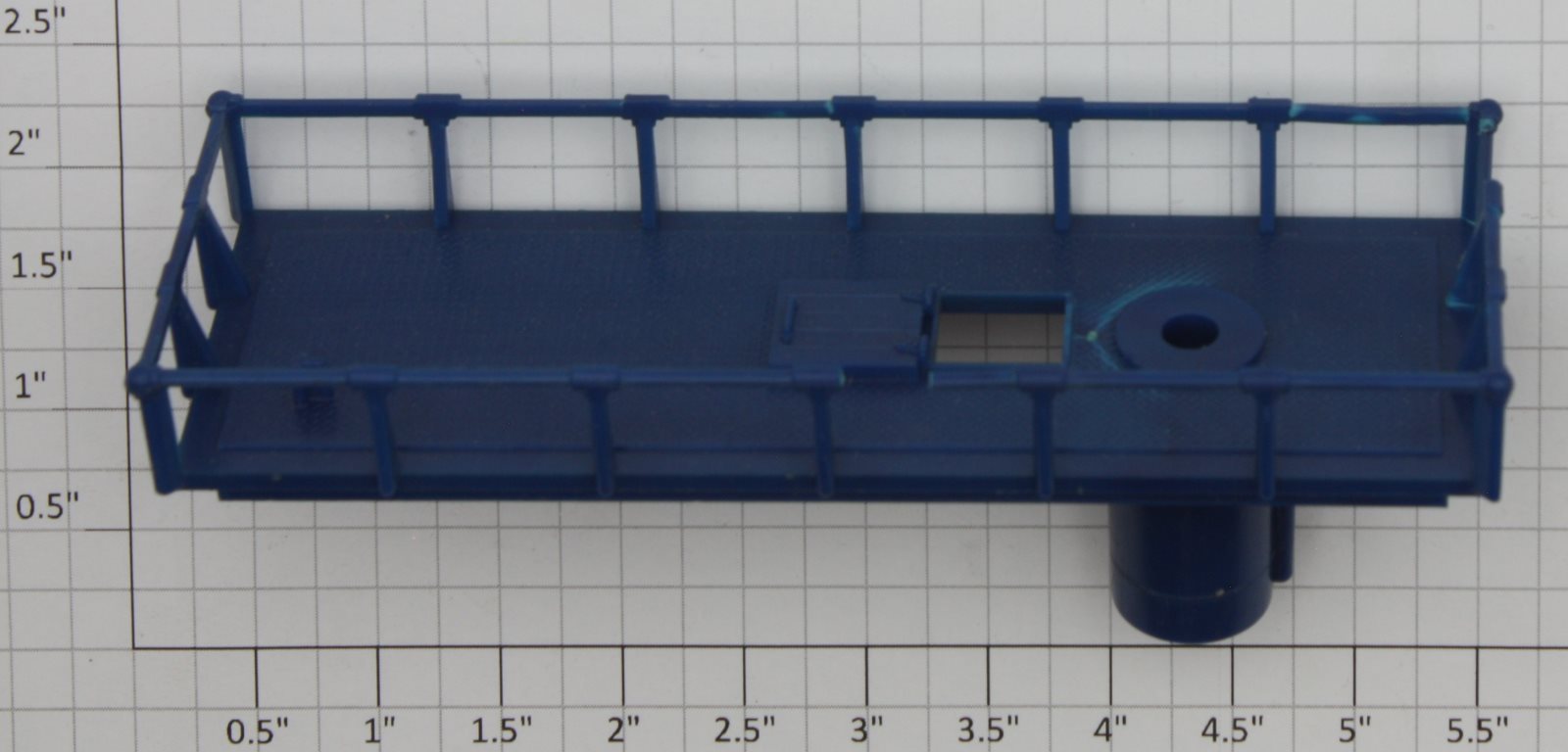 Lionel 16610-35 Blue Track Maintenance Car Platform