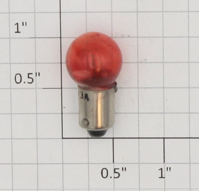 Lionel 257R 14 Volt Bayonet Base Transparent Red Blinking Globe Light Bulb