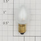 Lionel 1442 18 Volt Screw Base White Pearl Glossy Teardrop Light Bulb