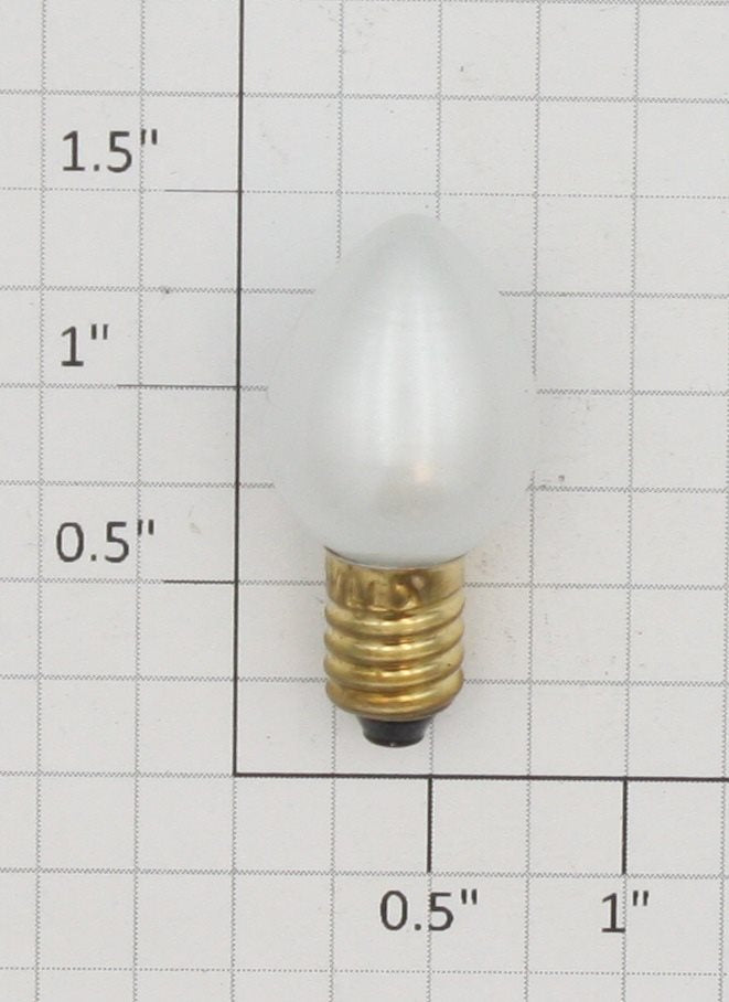 Lionel 1442 18 Volt Screw Base White Pearl Glossy Teardrop Light Bulb