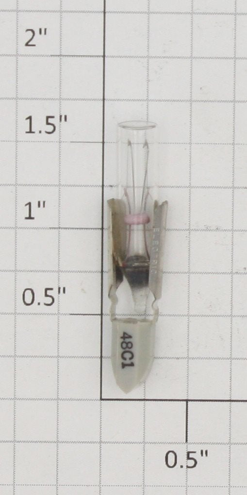GE 48C1 48 Volt Miniature Light Bulb Capsule