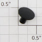 Roundhouse 28131 HO Black Plastic Shoe