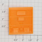 Lionel 6464-7 Light Orange Multi-Panel Door