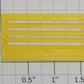 Lionel 6356-11 Yellow Upper Stock Car Door