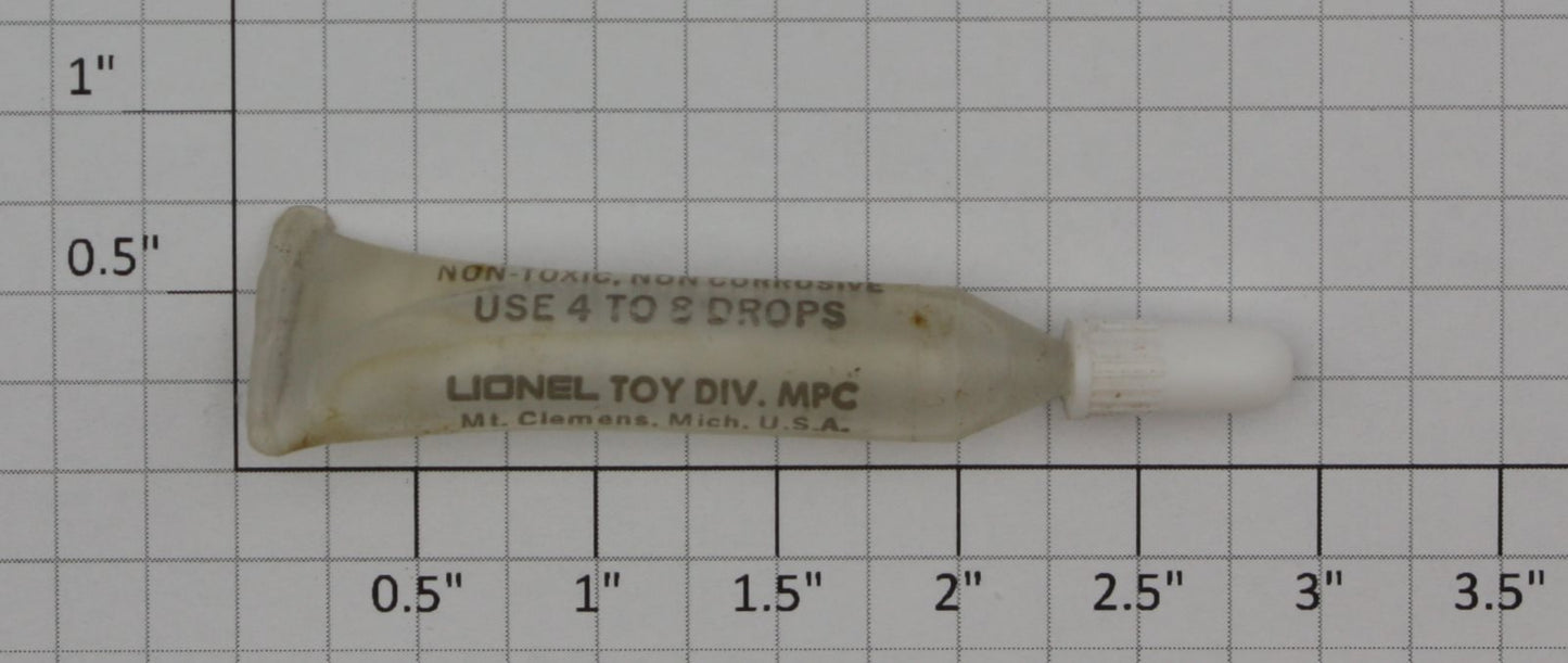 Lionel 100X-1 Toy Division - MPC Liquid Smoke Fluid Tube