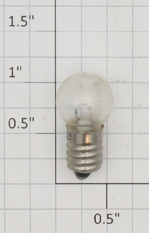 Lionel 430M 14 Volt Screw Base Clear Matte Finish Large Globe Light Bulb