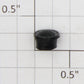 Roundhouse 28133 HO Black Tank Car End