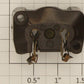American Flyer XA9565 S Brush Plate Bracket Assy Cantilever Spring Brush