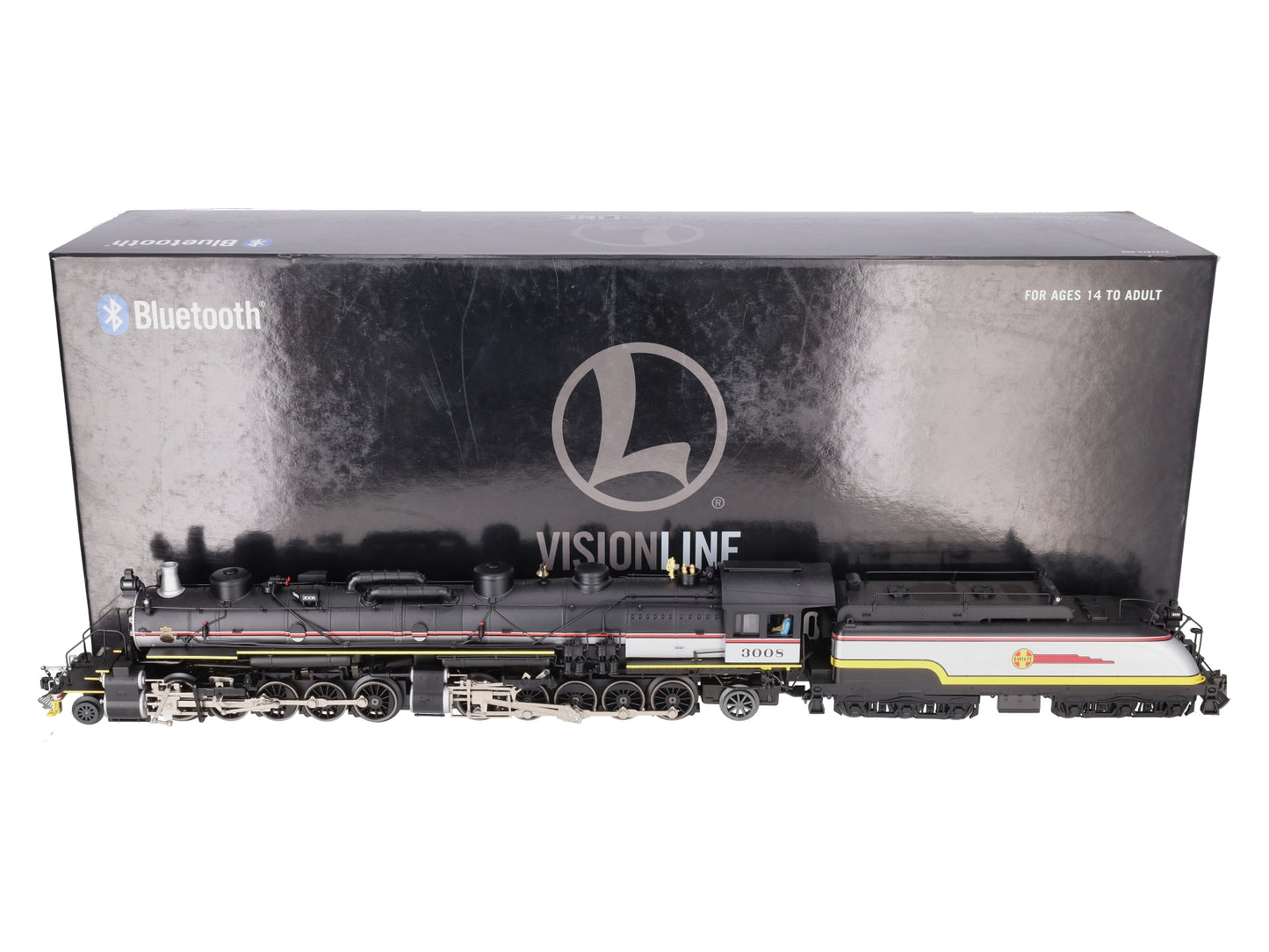 Lionel 2131500 O VISIONLINE Santa Fe 2-10-10-2 Steam Locomotive & Tender #3008 LN/Box