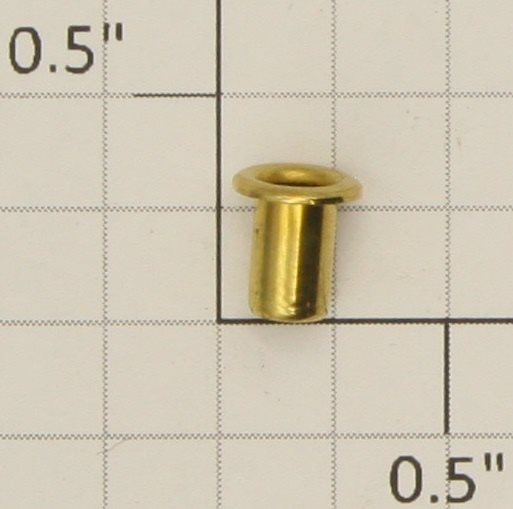 Acme 3/16 x 9/32 3/16" OD x 5/32" ID x 9/32" L Brass Eyelet