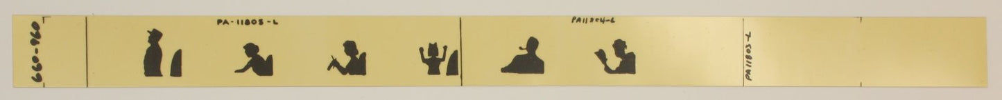 American Flyer PA-11803-L Left Yellow Tinted Silhouette #660, 960 Passenger Car
