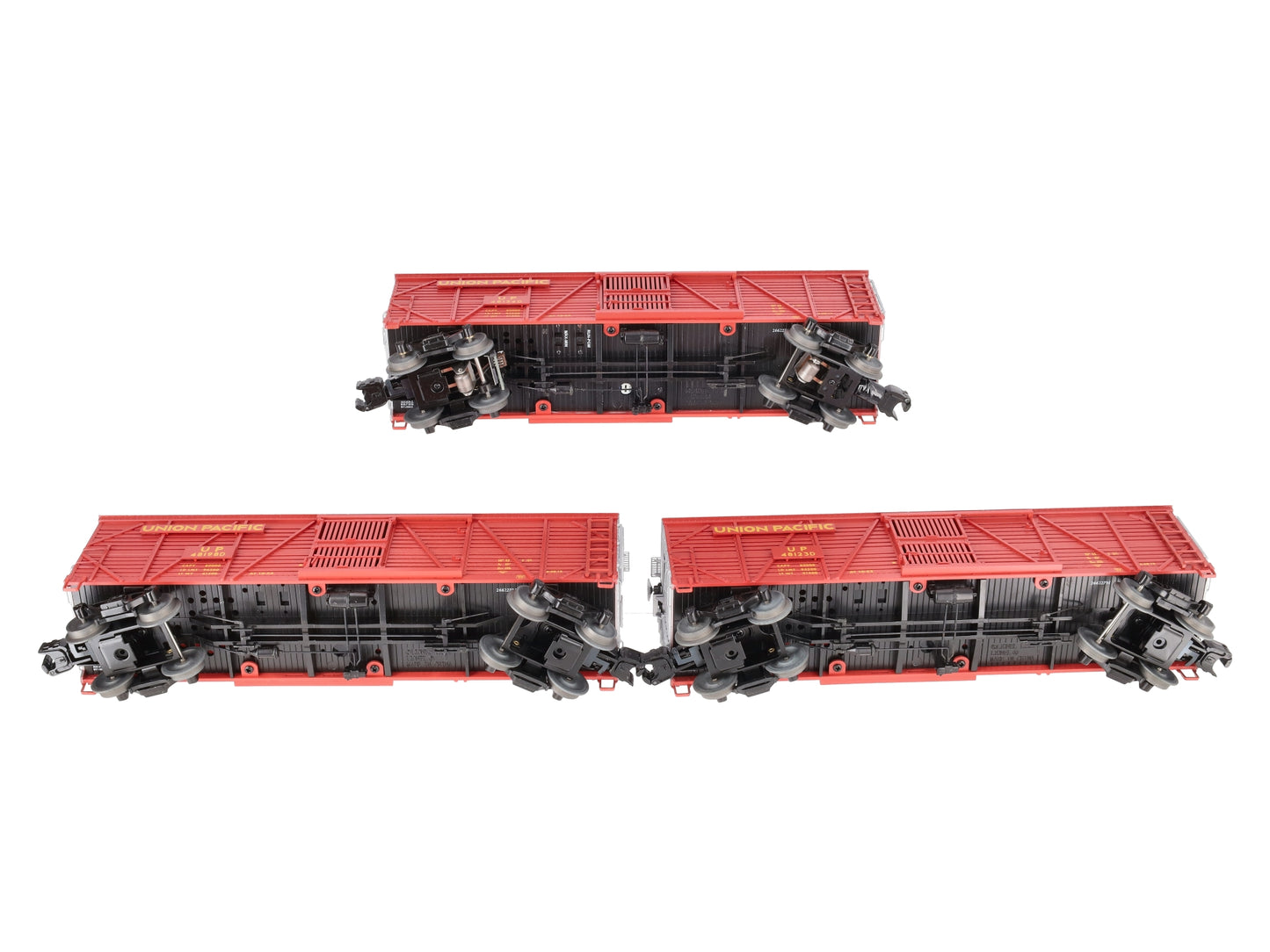 Lionel 2226920 O VISIONLINE Union Pacific Stock Cars (Set of 3)