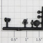 Roundhouse 22375 HO Universal Tender Truck Accessory Set