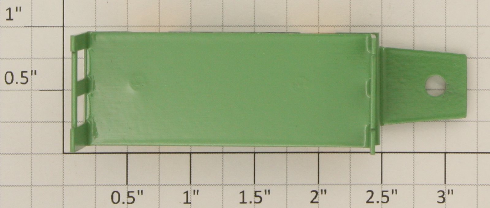 American Flyer XA9638 Metal Green Cart with Brass Wheels
