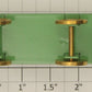 American Flyer XA9638 Metal Green Cart with Brass Wheels
