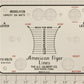 American Flyer PA12B375 S Gauge 250 Watt Transformer Face Plate