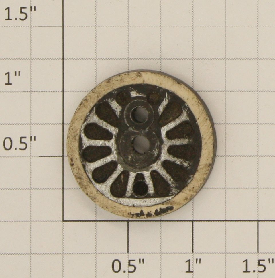 American Flyer XA1009-B1-NS S Scale Flangeless Wheel No Stud