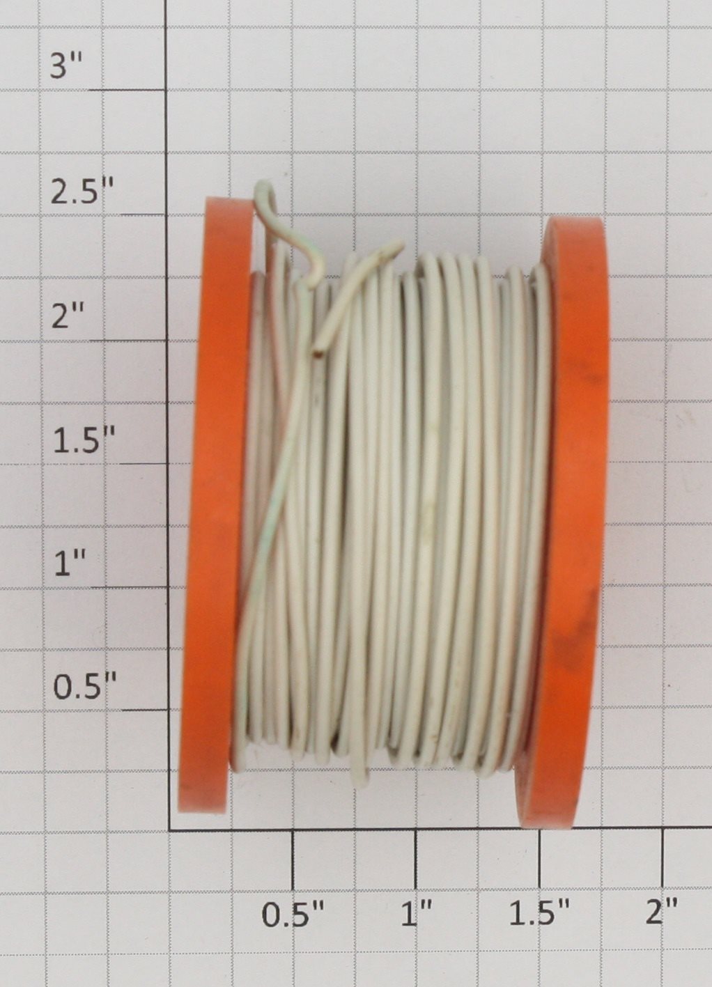 Lionel 6561-90 Orange Cable Reel with White Wire