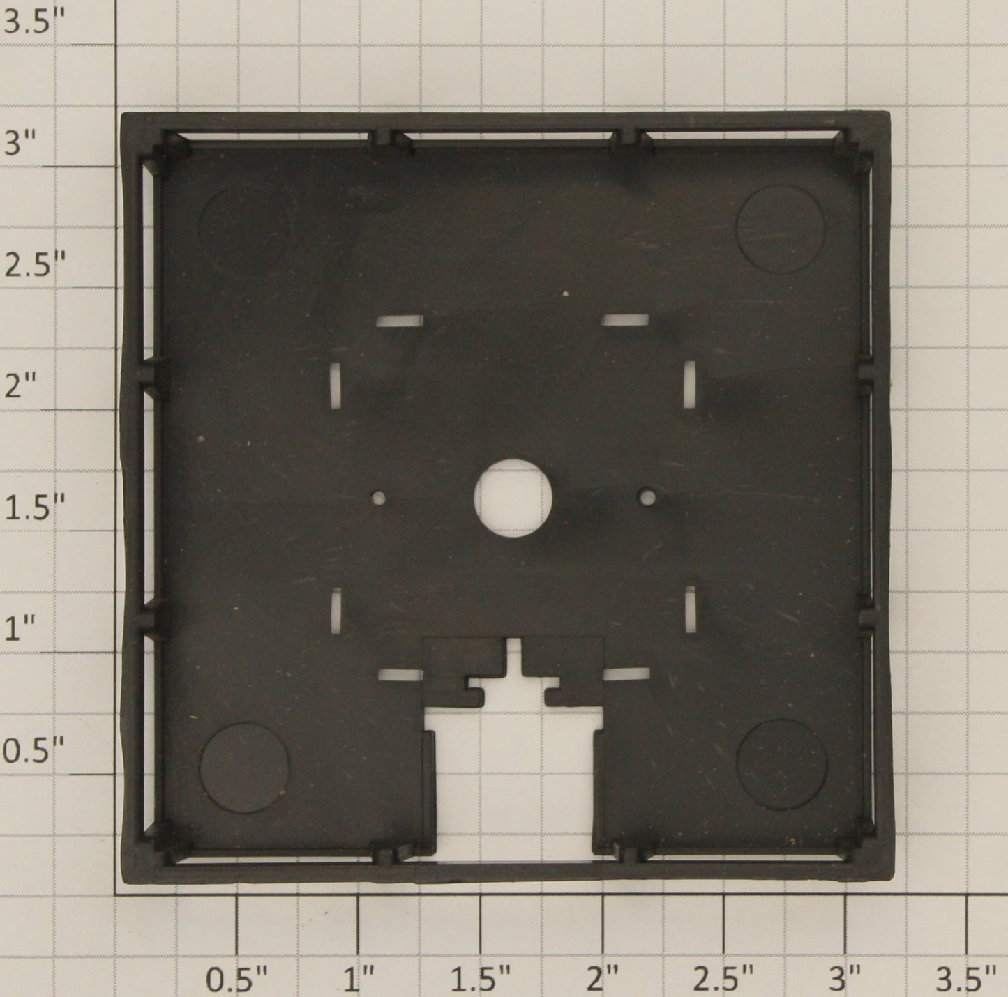 American Flyer PA12B439BL Black Plastic Tower Platform with Large Hole