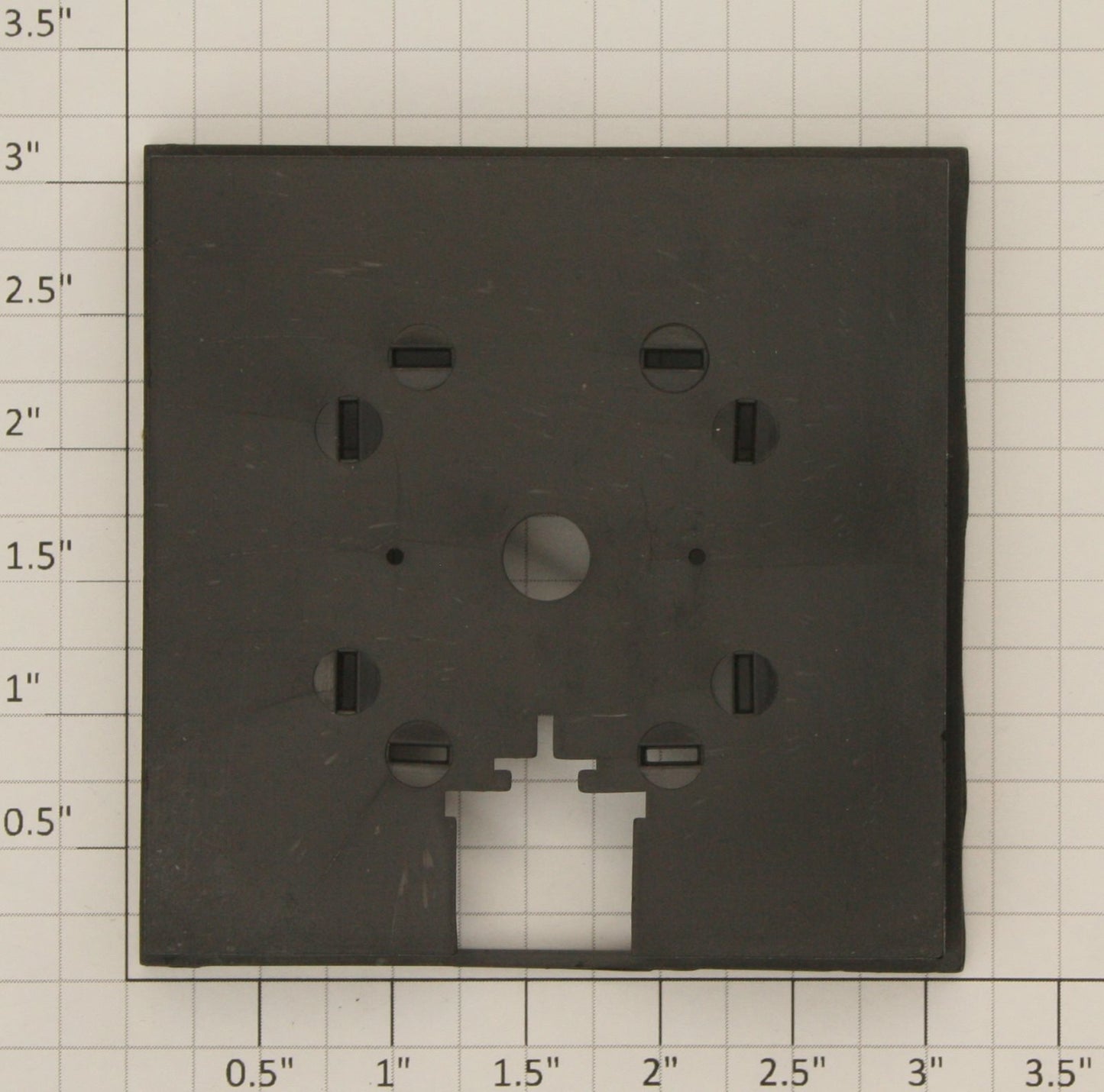 American Flyer PA12B439BL Black Plastic Tower Platform with Large Hole