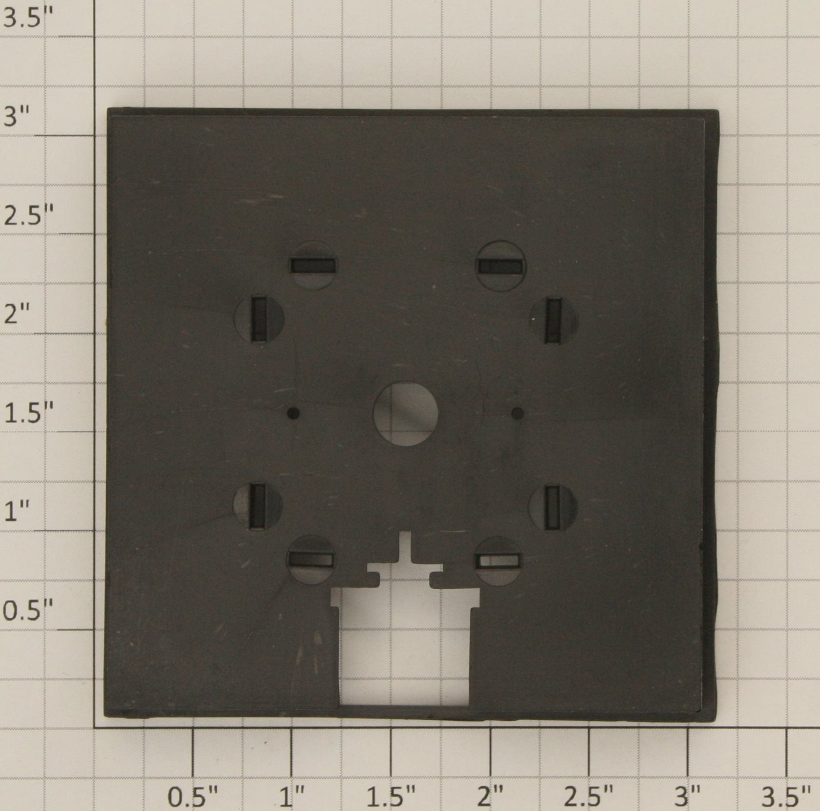 American Flyer PA12B439BL Black Plastic Tower Platform with Large Hole