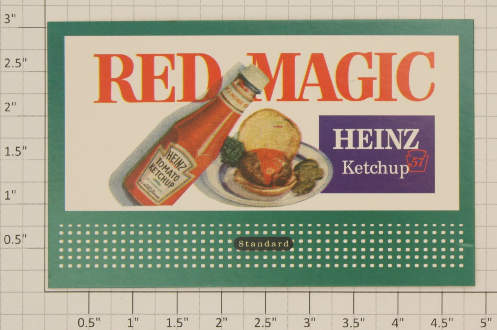 American Flyer D197 Lionel Style Red Magic Heinz Ketchup Billboard