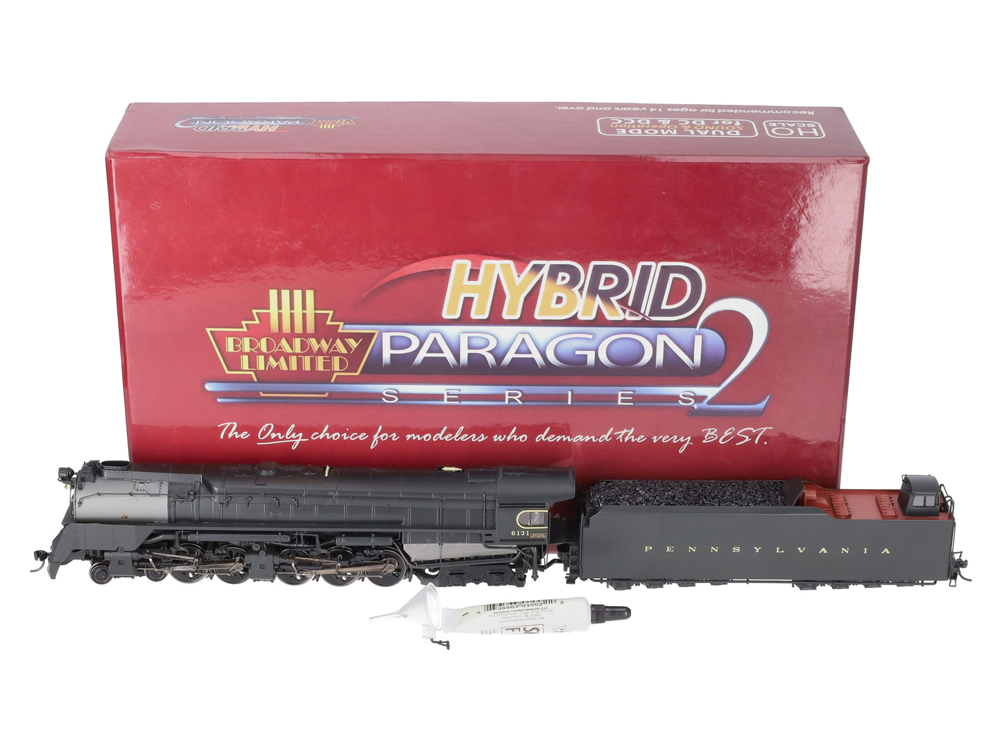 Broadway Limited 2065 HO BRASS PRR Paragon2™ Series Steam Q2 4-4-6-4 #6131 w/DCC EX/Box