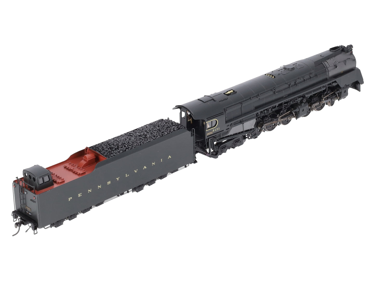 Broadway Limited 2065 HO BRASS PRR Paragon2™ Series Steam Q2 4-4-6-4 #6131 w/DCC EX/Box