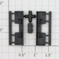 Roundhouse 22495 HO Black Plastic Pilot Kit