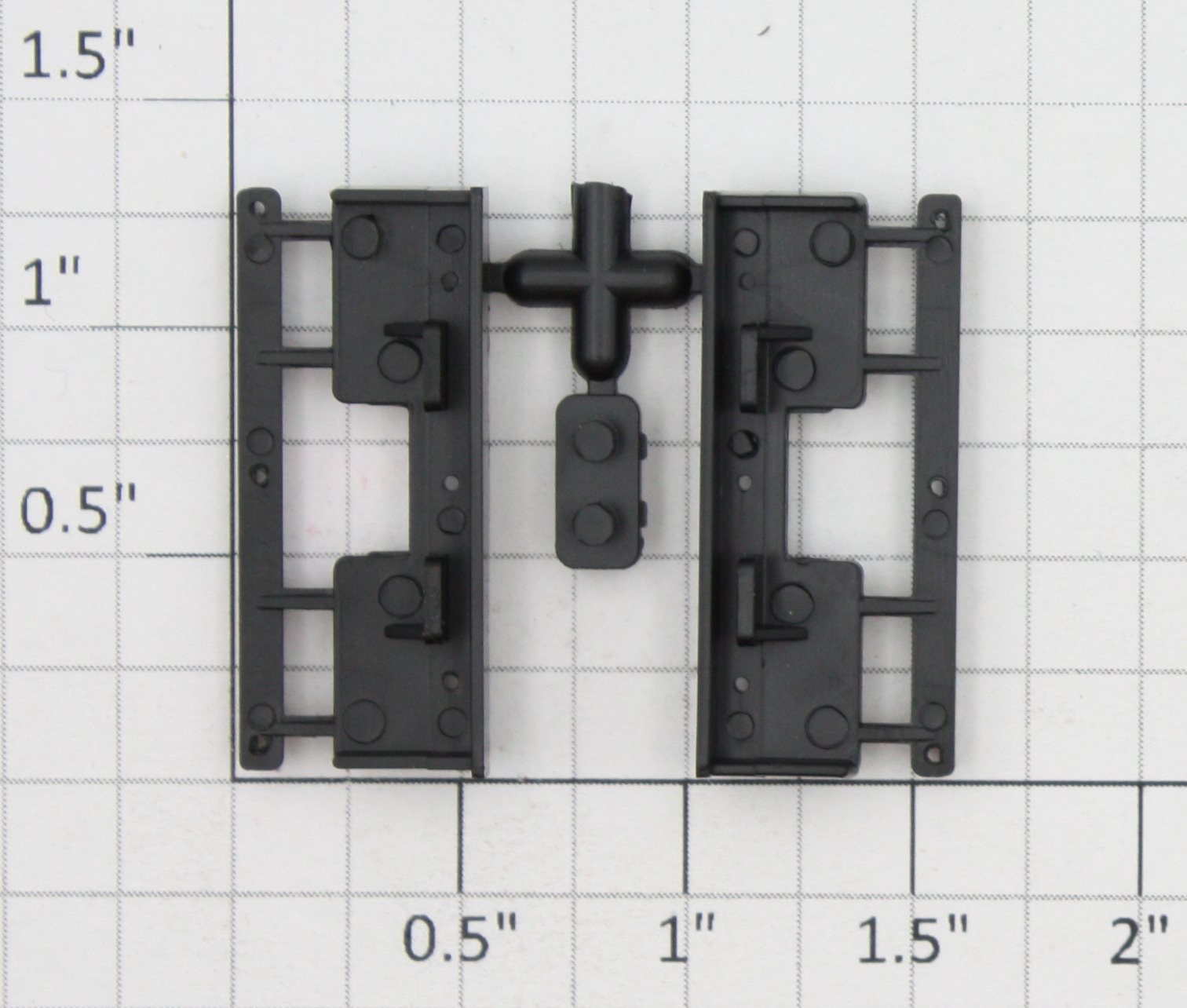 Roundhouse 22495 HO Black Plastic Pilot Kit