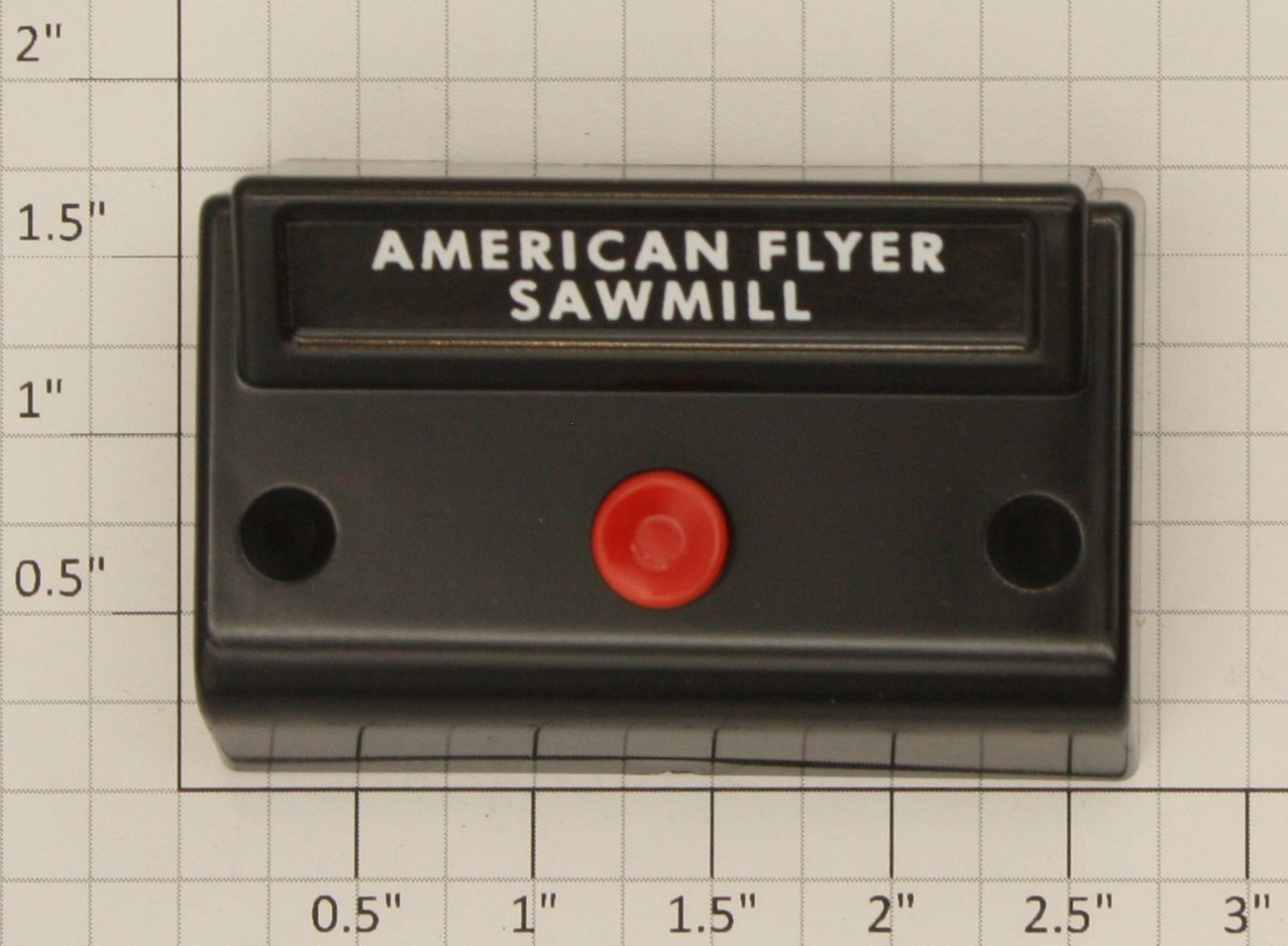 American Flyer XA14A964-N S Gauge Sawmill Control Button with Fahnestock Clips