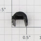 Roundhouse 23518 HO Black Plastic Worm Gear Housing