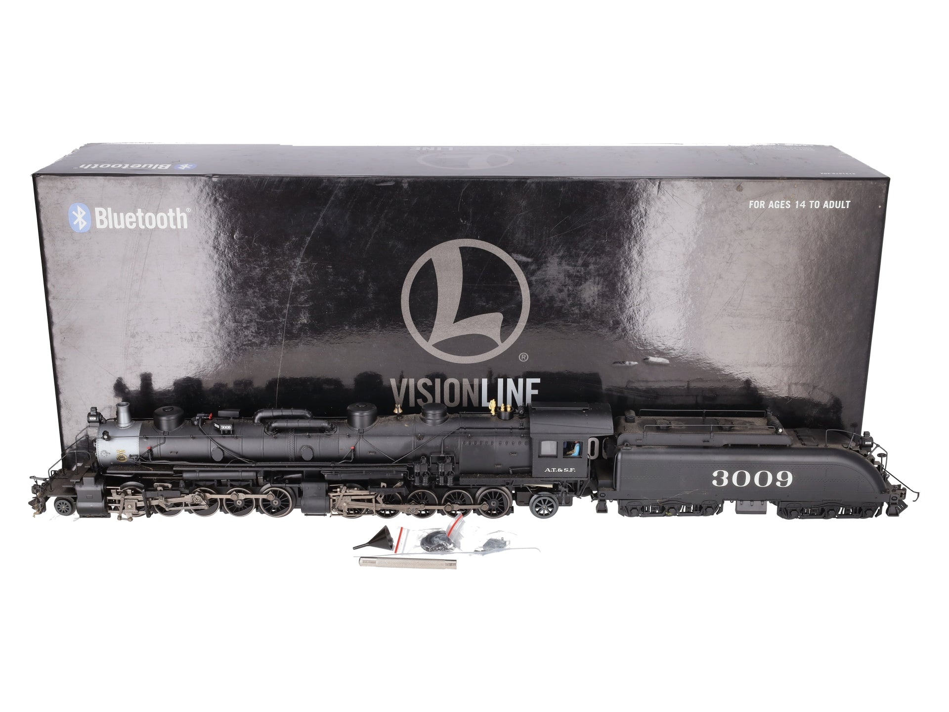 Lionel 2131480 O VISIONLINE Santa Fe 2-10-10-2 Steam Locomotive #3009