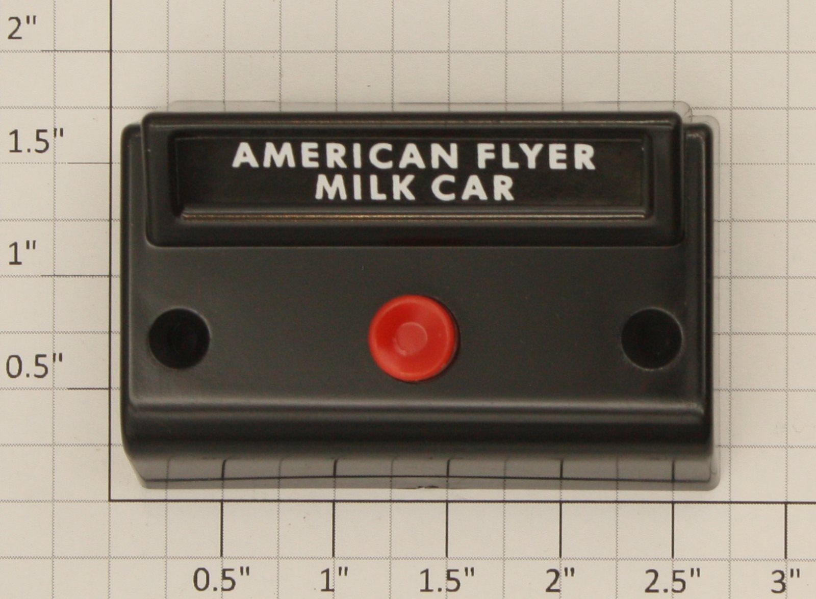 American Flyer XA14A964-M S Gauge Milk Car Control Button with Fahnestock Clips