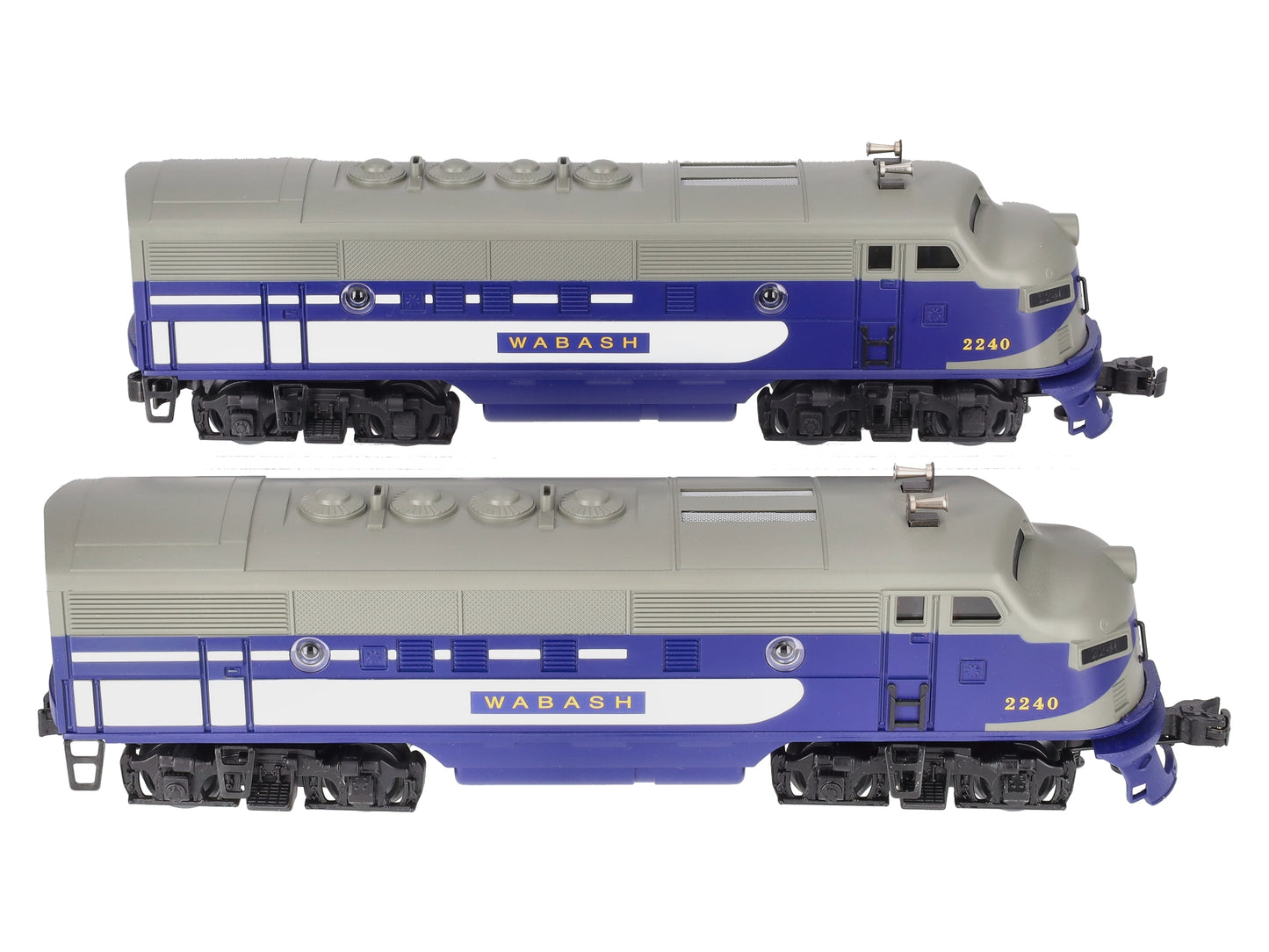 Williams 20199 O Gauge Wabash F-3 AA Powered & Dummy Diesel Locomotive Set