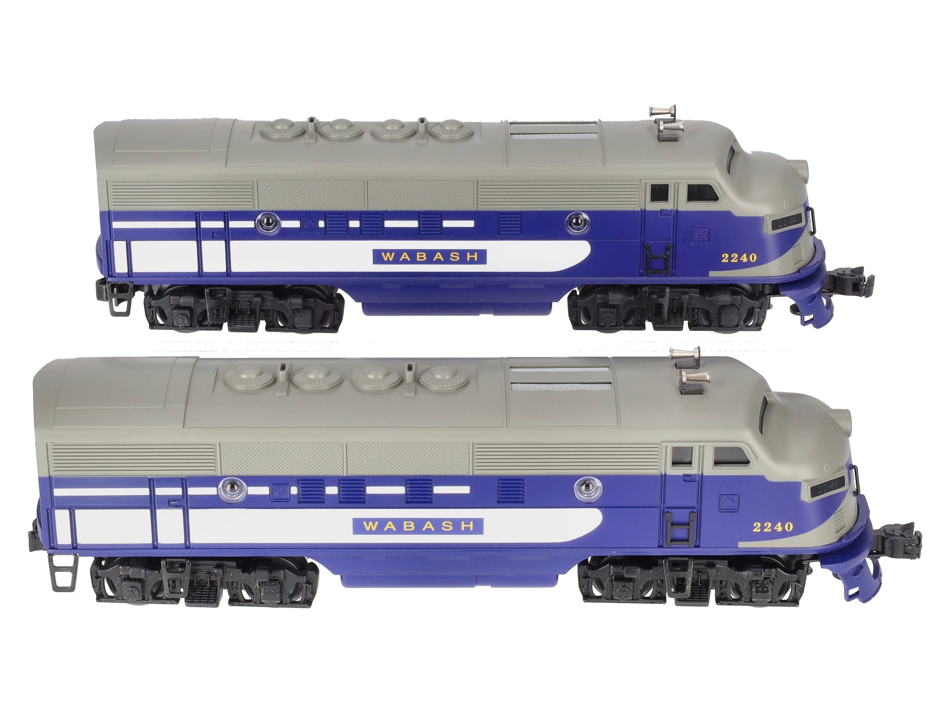 Williams 20199 O Gauge Wabash F-3 AA Powered & Dummy Diesel Locomotive Set