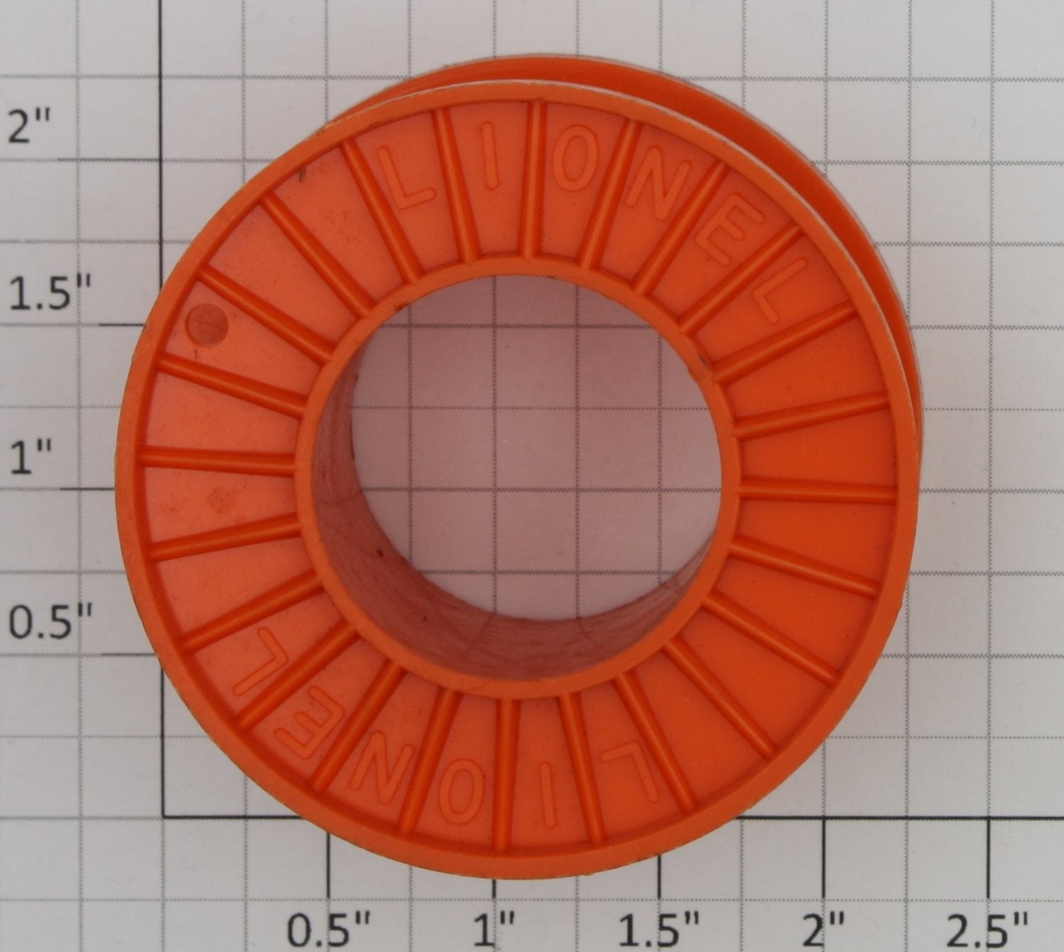 Lionel 6561-15 O Gauge Orange Cable Reel without Wire