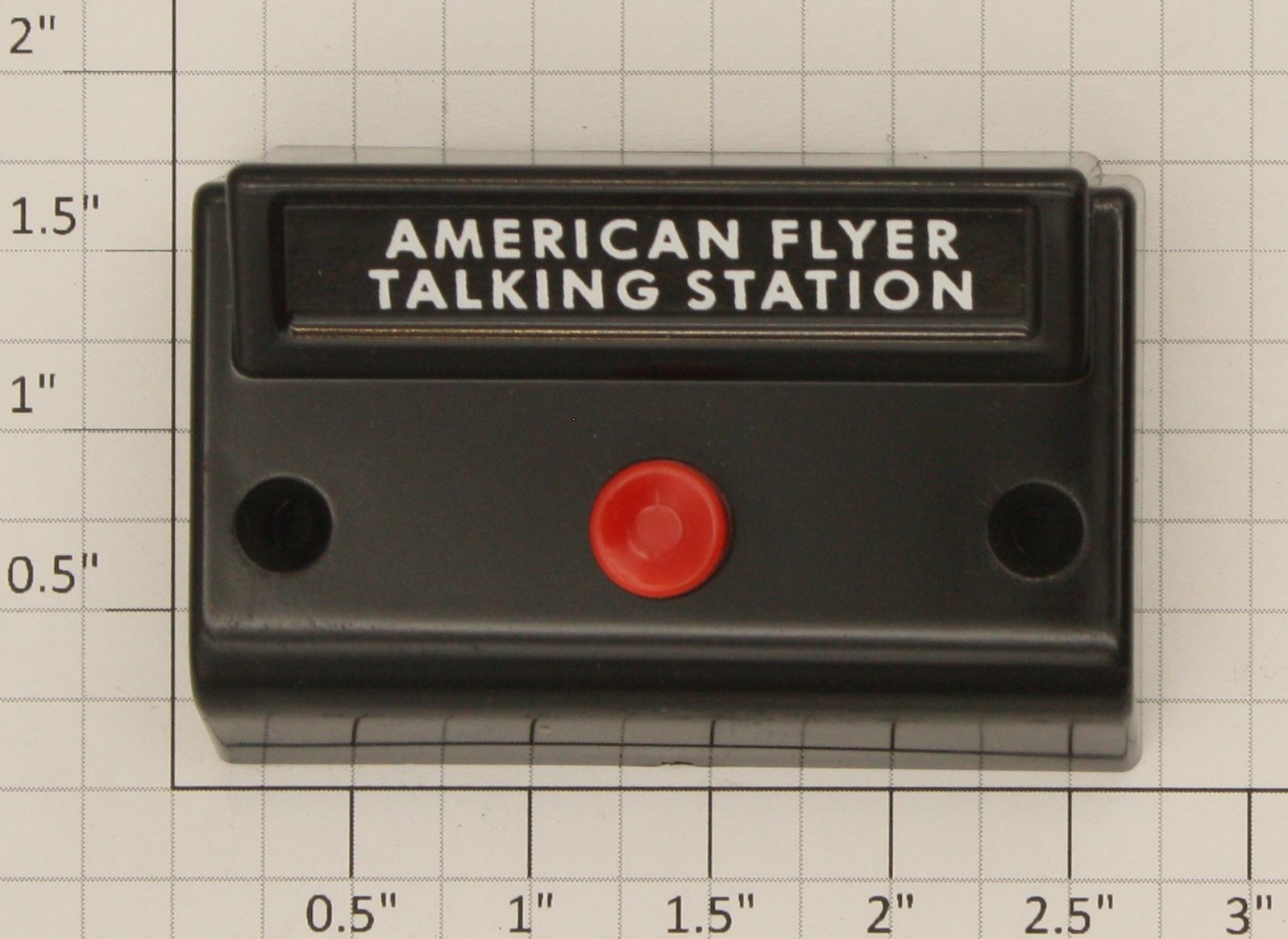 American Flyer XA10961-F S Gauge Black Talking Station Control Button