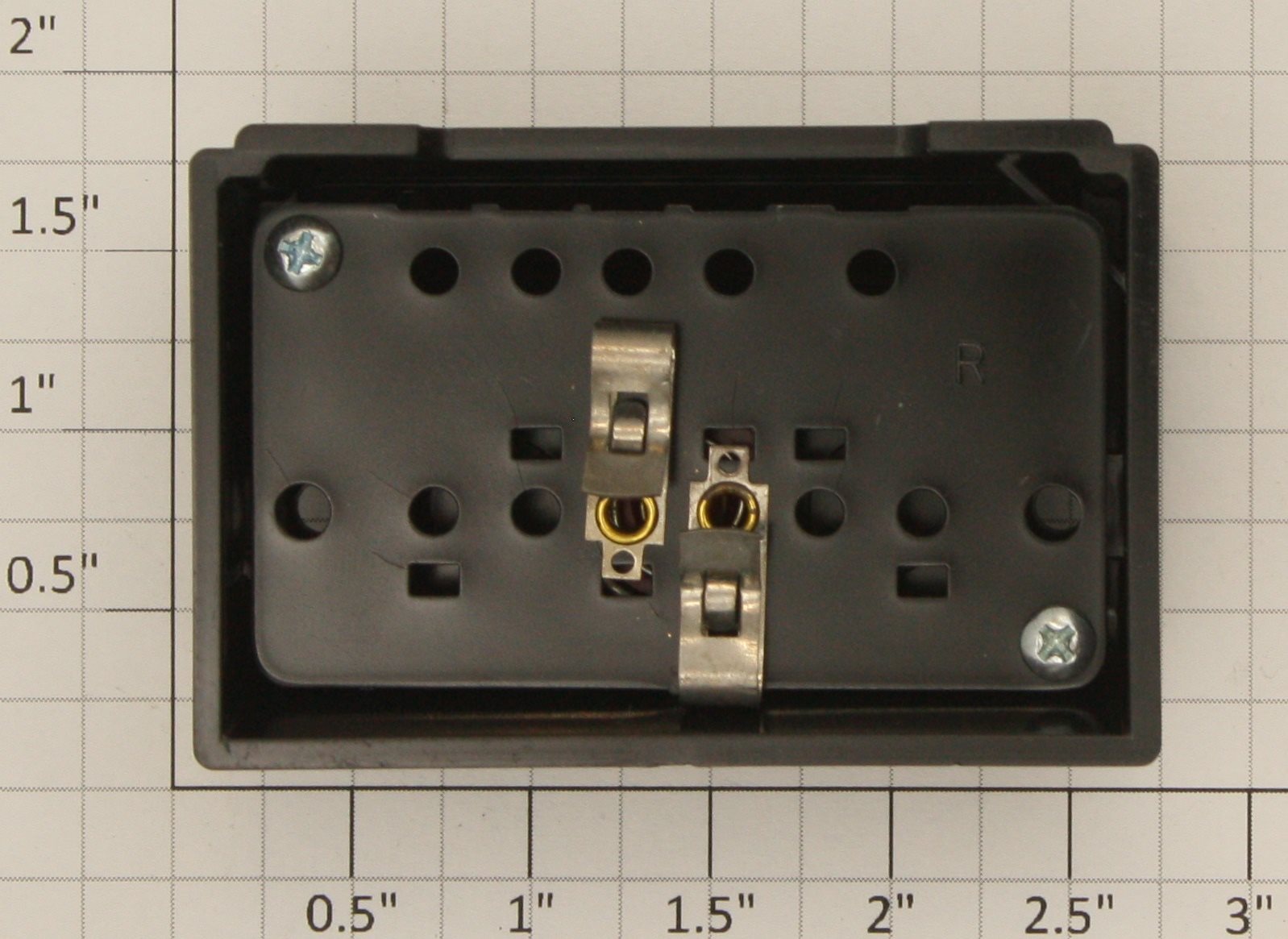 American Flyer XA10961-F S Gauge Black Talking Station Control Button