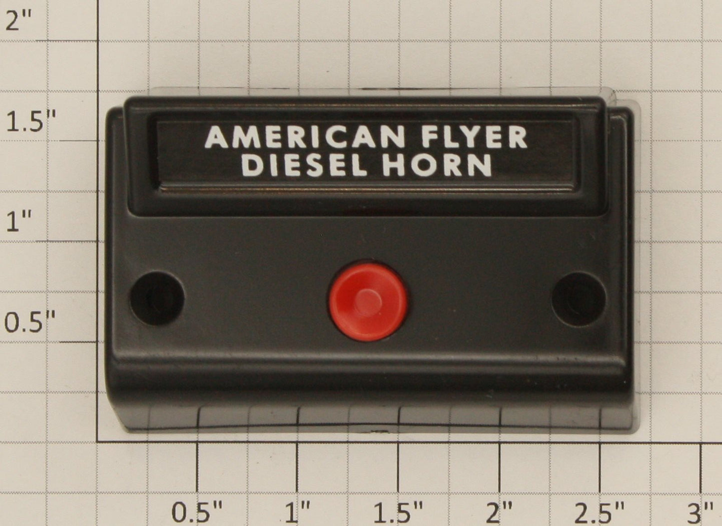 American Flyer XA10961-T S Scale Black "Diesel Horn" Control Button