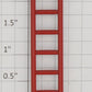 Lionel 814-4 Red 6-Rung Ladder fits 814/2814/216/516