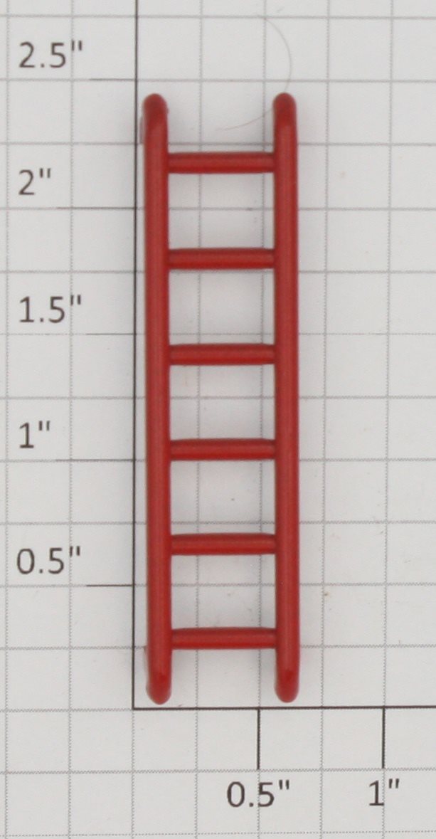 Lionel 814-4 Red 6-Rung Ladder fits 814/2814/216/516