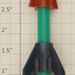 American Flyer P14A686 S Scale Red/Green/Blue Rocket