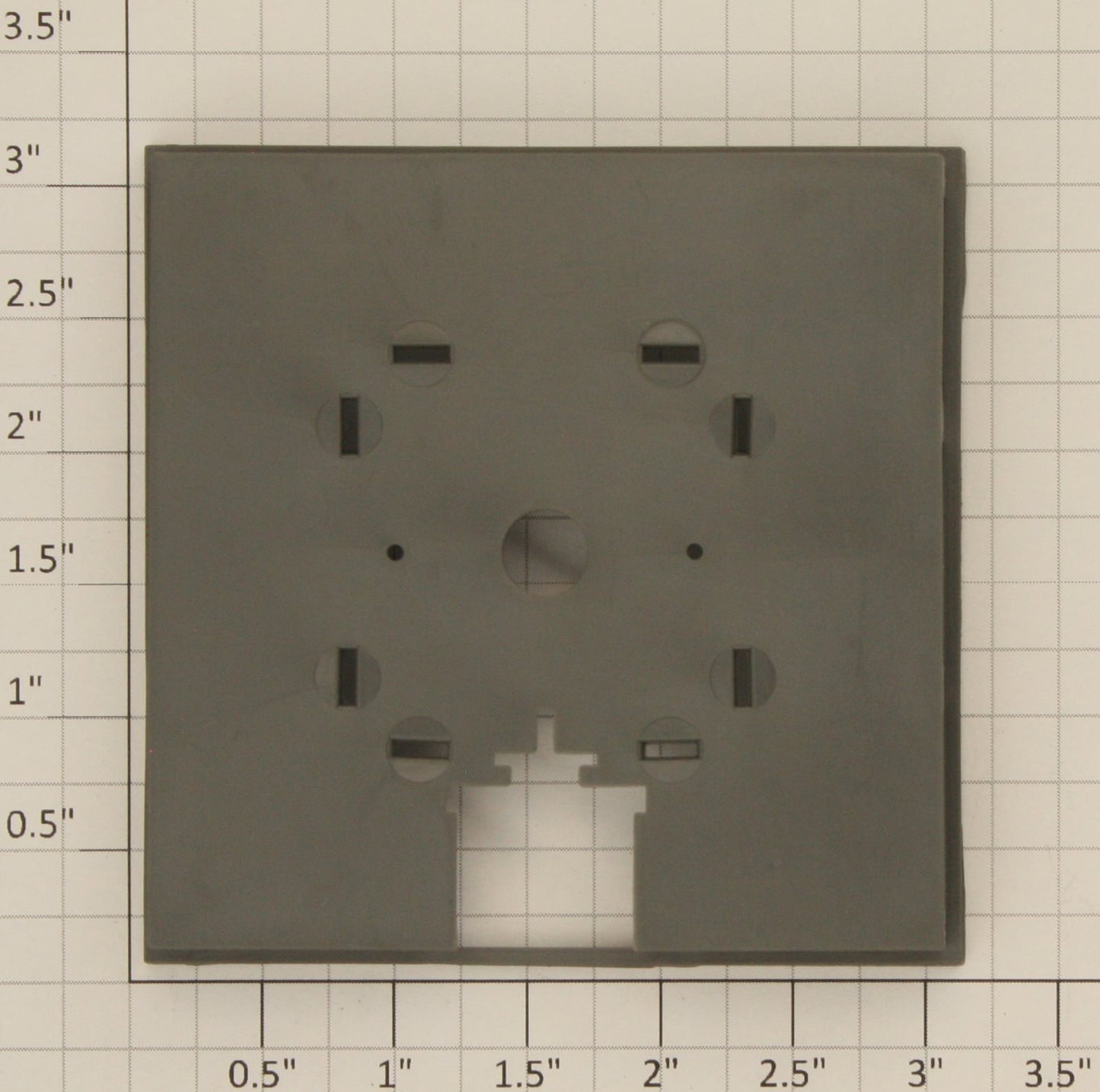 American Flyer PA12B439 Gray Plastic Tower Platform with Large Hole