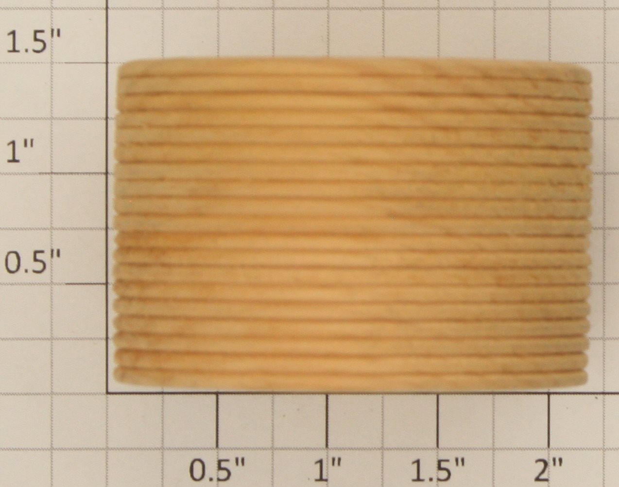 American Flyer RS0869 Unpainted Wood Reel Core