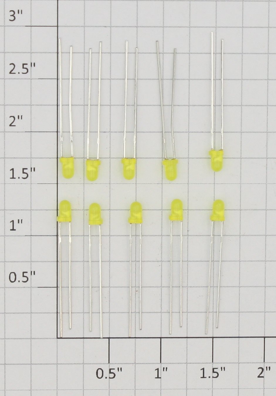 Acme MLED-3 Mini Yellow LED (Pack of 10)