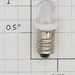 Lionel 1447L 18 Volt Screw Base Clear Small Globe LED Light Bulb