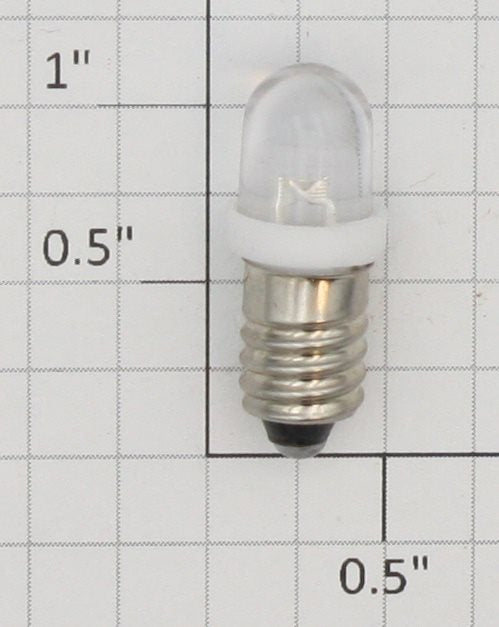 Lionel 1447L 18 Volt Screw Base Clear Small Globe LED Light Bulb